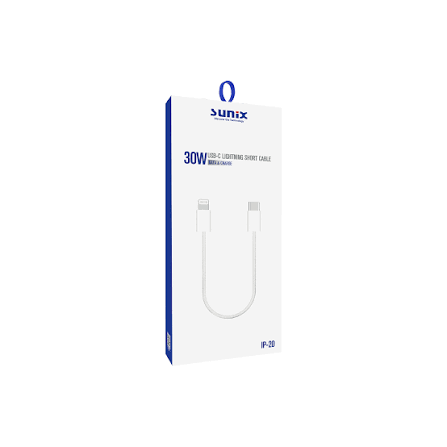 SUNIX IP-20 30W USB-C TO LIGHTING ŞARJ KABLOSU