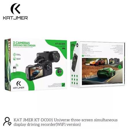 3 CAMERAS DRIVING RECORDER KT-DC001