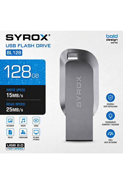 SYROX 128 GB USB FLASH BELLEK